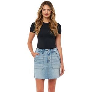 Edited by Remi Bader Women's Utility Mini Denim Skirt